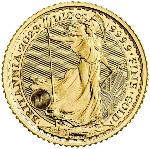 2023 Queen Elizabeth II Britannia 1/10 oz Gold Bullion Coin