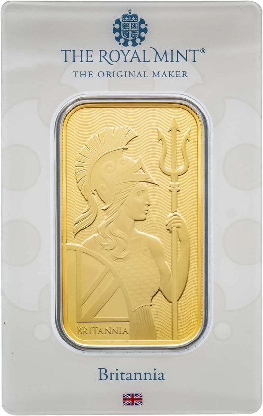 Gold 1 oz Britannia Bar Royal Mint - New