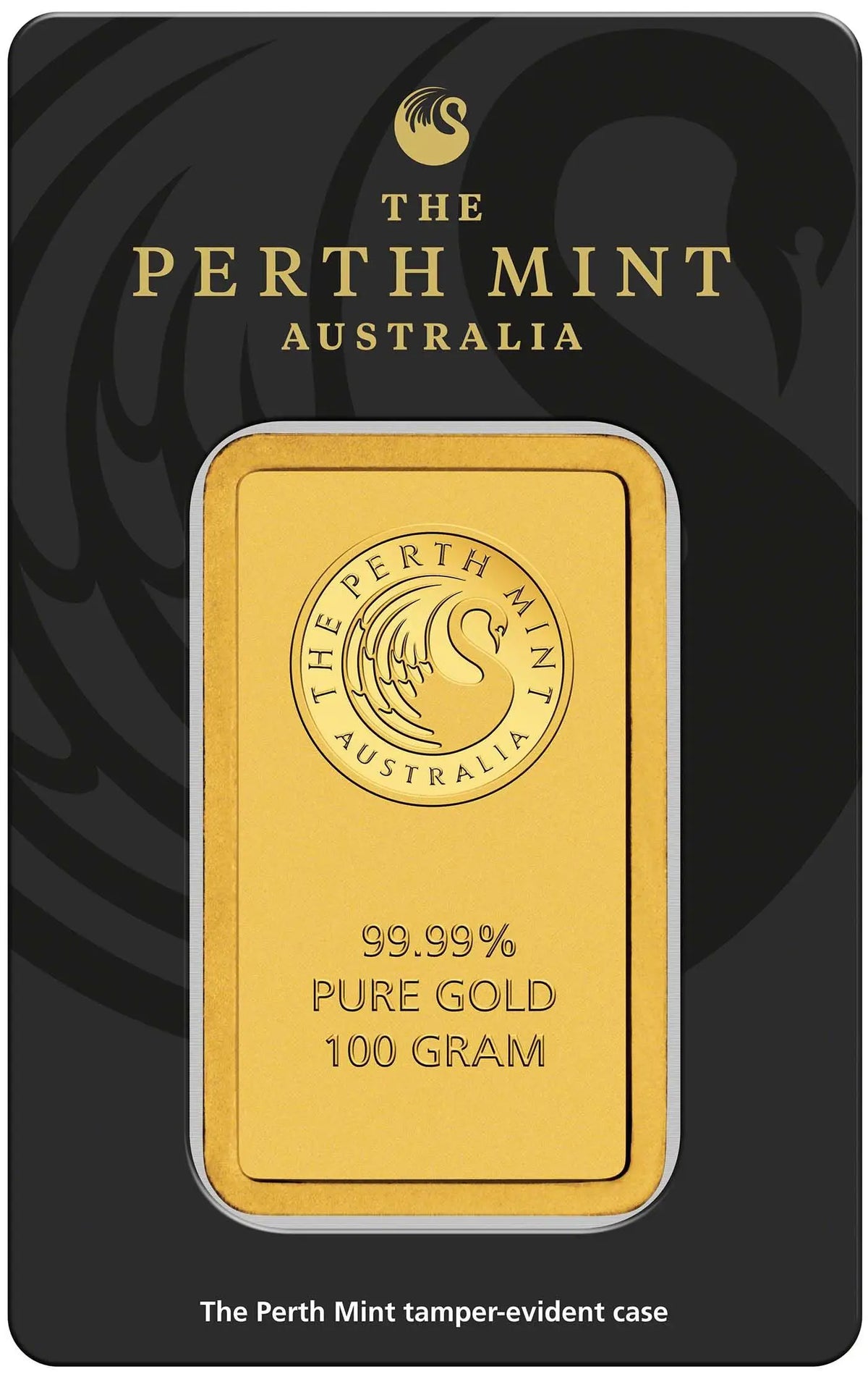 100g Gold Bar Perth Mint Kangaroo - New